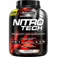 MuscleTech Nitro Tech 正氮增肌蛋白粉 - 4磅